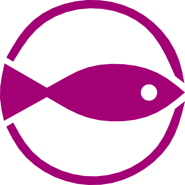 Nautical Maritime Fishing Symbol Clip Art Free Vector - Fishing Symbol (600x600)