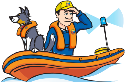 Colin The Coastguard - Transparent Coast Guard Clip Art (445x273)