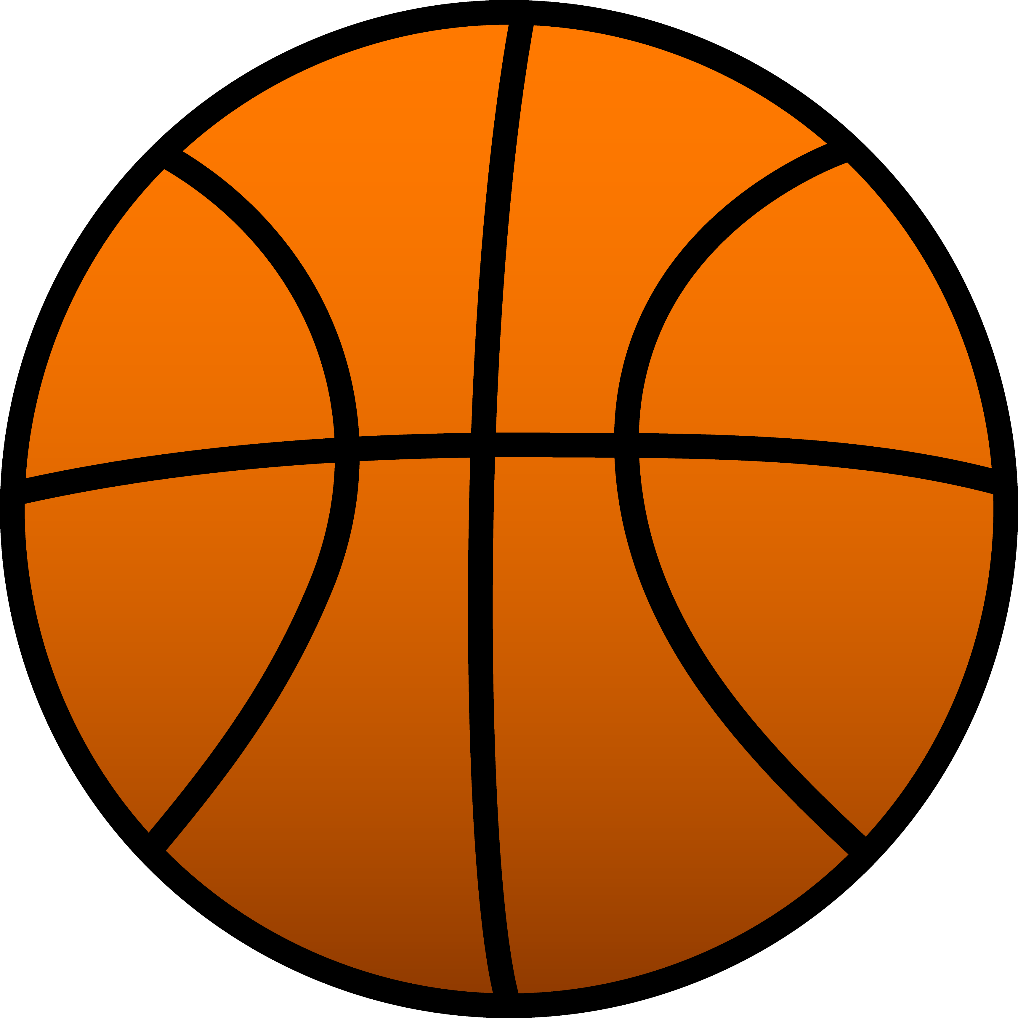 Basketball Clipart Free Images - Clip Art Basketball (3437x3437)