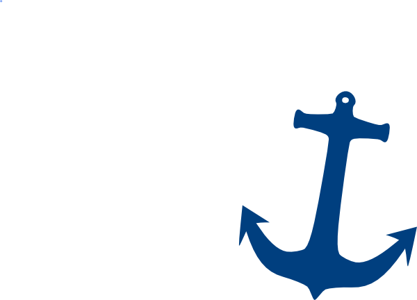 Indigo Anchor Clip Art - Anchor (600x432)