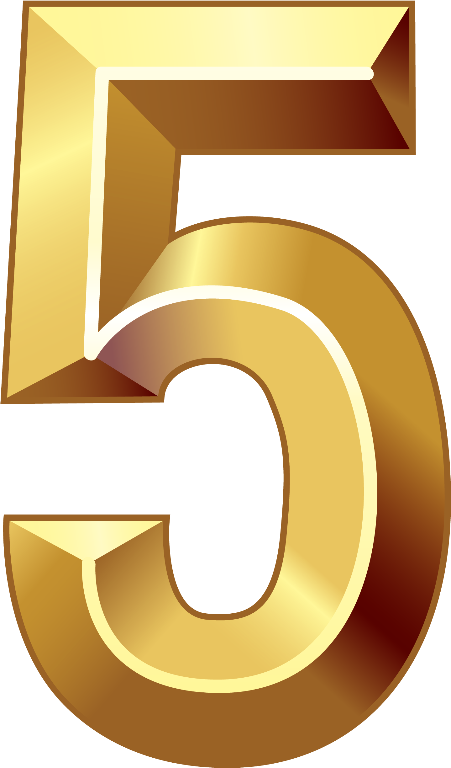 Vector Clipart - Number 10 Gold Png (1653x2530)