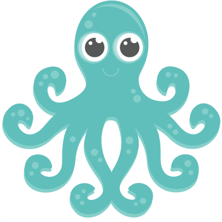 Shaow Clipart Octopus - Octopus Free Clip Art (432x433)