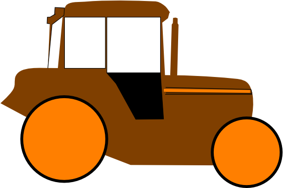Tractor Empty Cab Clip Art At Clker - Clip Art (600x380)
