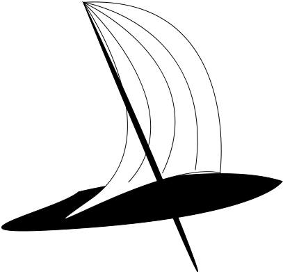 Free Windsurfer - Sketch (800x618)