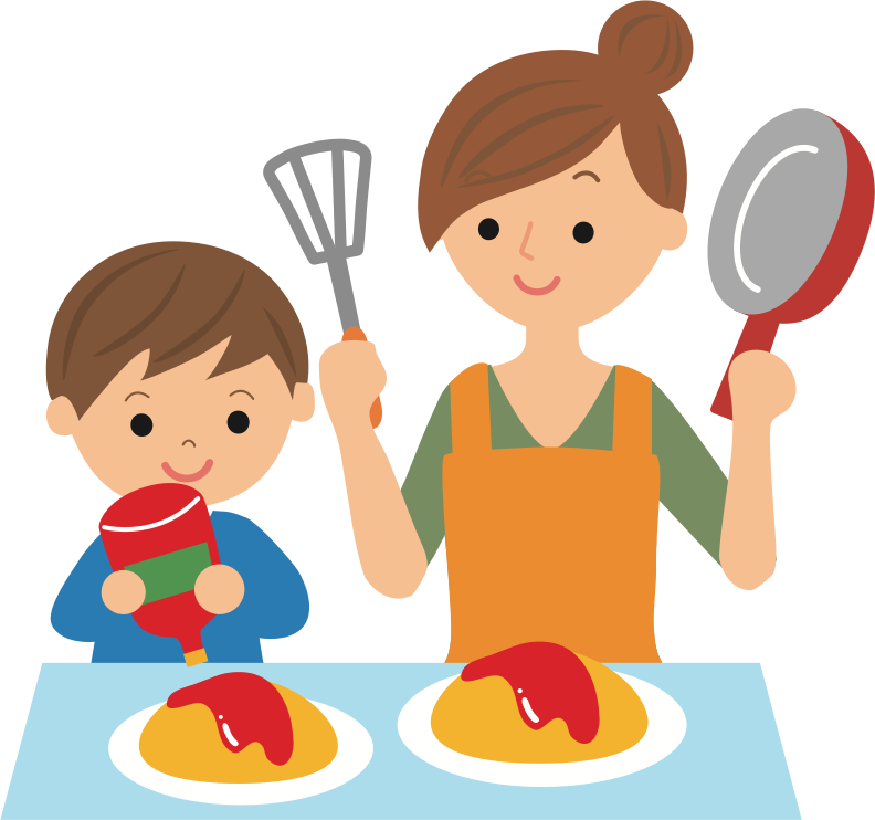 Medium Image - Cooking Mother Clipart (801x750)