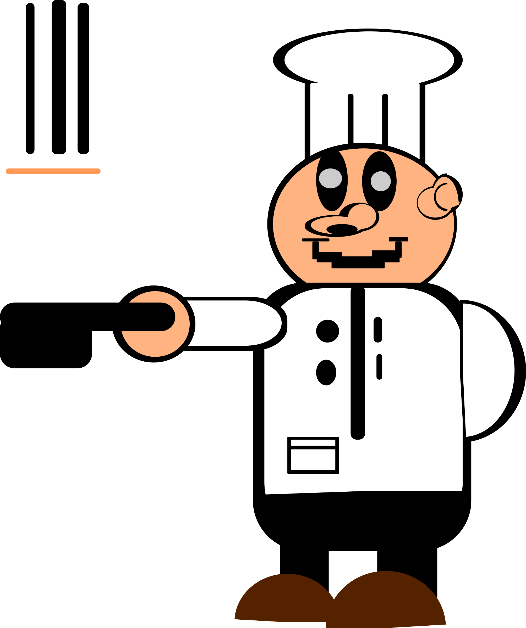 Clipart A Cook - Cook (2008x2400)