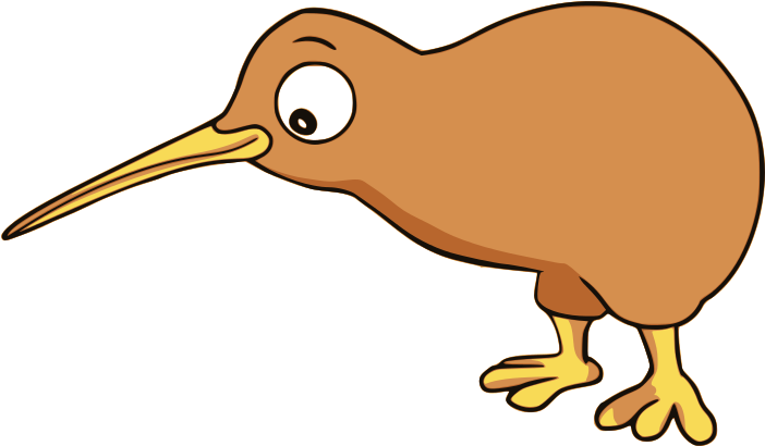 Kiwi Clipart /animals/k/kiwi Clipart - Kiwi Bird Clipart (709x417)