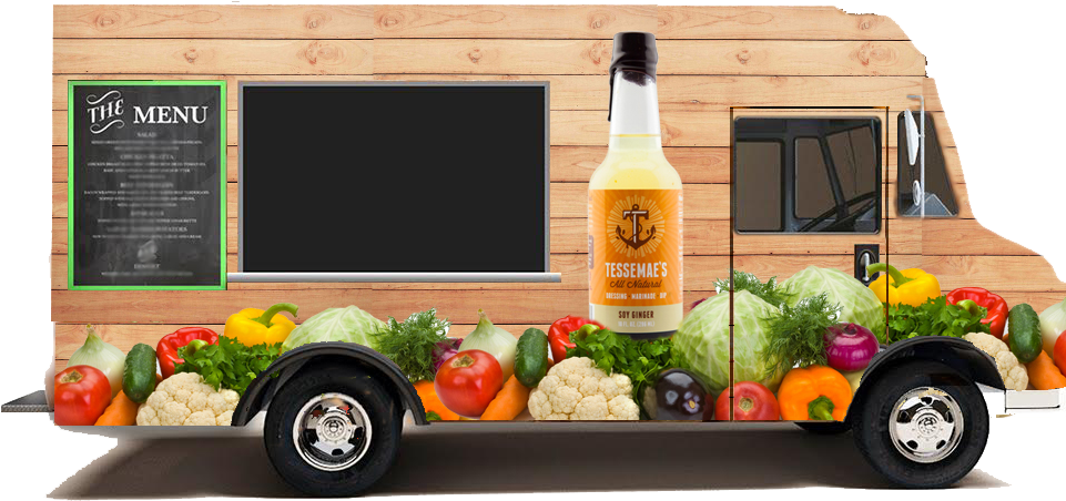 Vehicle Wrap Templatefree Vector Food Truck Template - Hb Sky Cheese Grater Slicer With Snap-on Container (960x492)