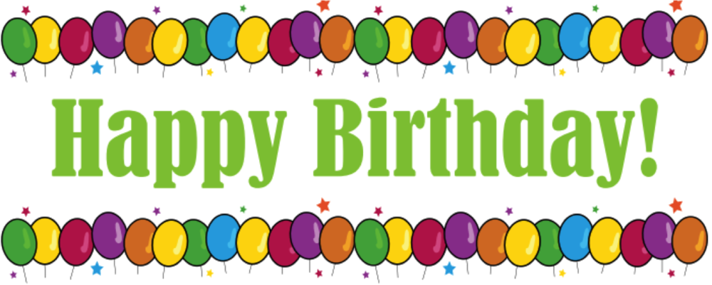 Bday Banner Edited - Happy Birthday Banners Templates (1000x401)