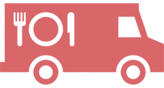 ¡¡¡food Trucks - Food Truck Icon White Png (523x282)