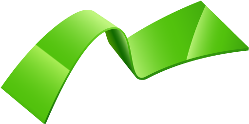 Green Ribbon Png Image - Green Ribbon Transparent Png (512x512)