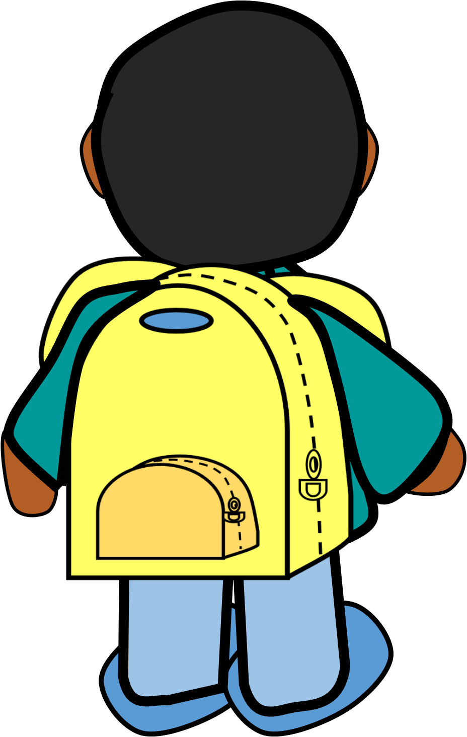 *✿**✿*al Cole*✿**✿* - Boy With Backpack Clipart (928x1464)