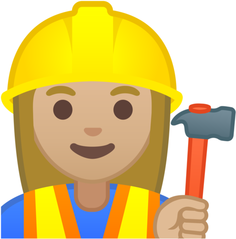 Google - Construction Work Emoji Png (512x512)