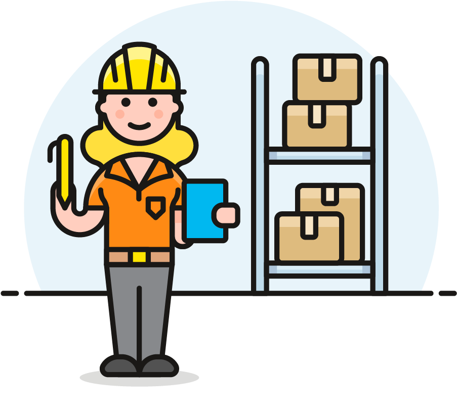 45 Warehouse Worker Female Caucasian - Logistics (1025x1148)