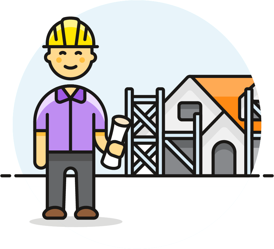 47 Constructing Site Foreman Male Asian - Cartoon (1025x1148)