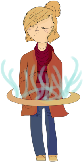 Mystery Person By Sunset-tea - Cartoon (955x836)