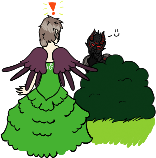 Raion And Mystery Man By Zerada - Illustration (510x523)