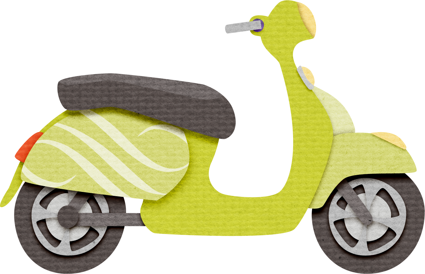 Scooters, Clip Art, Album, Xe Hơi, Digi Stamps, Applique - Clip Art (1389x898)