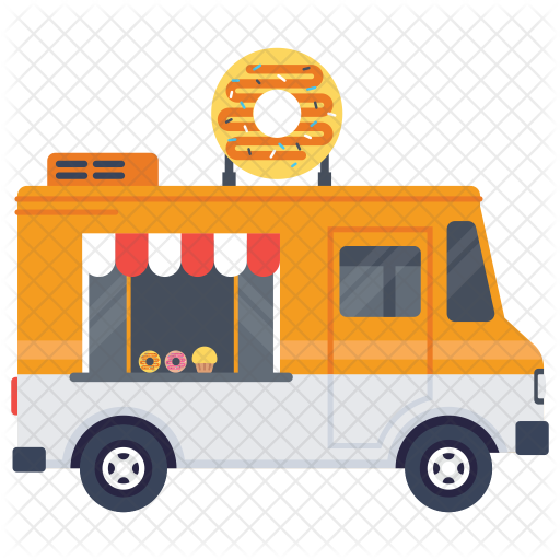 Donuts Food Truck Icon - Doughnut (512x512)