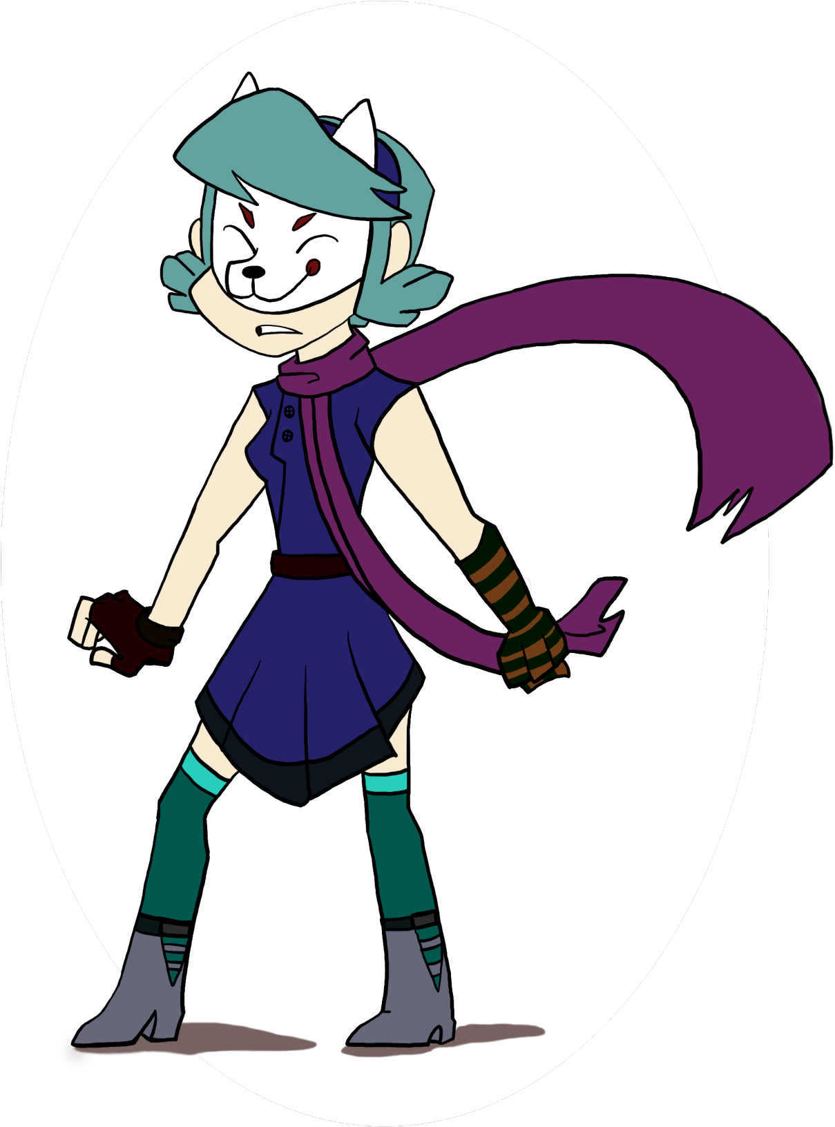 I Was Just Trying To Make A Weird Crossover Between - Cartoon (1280x1707)