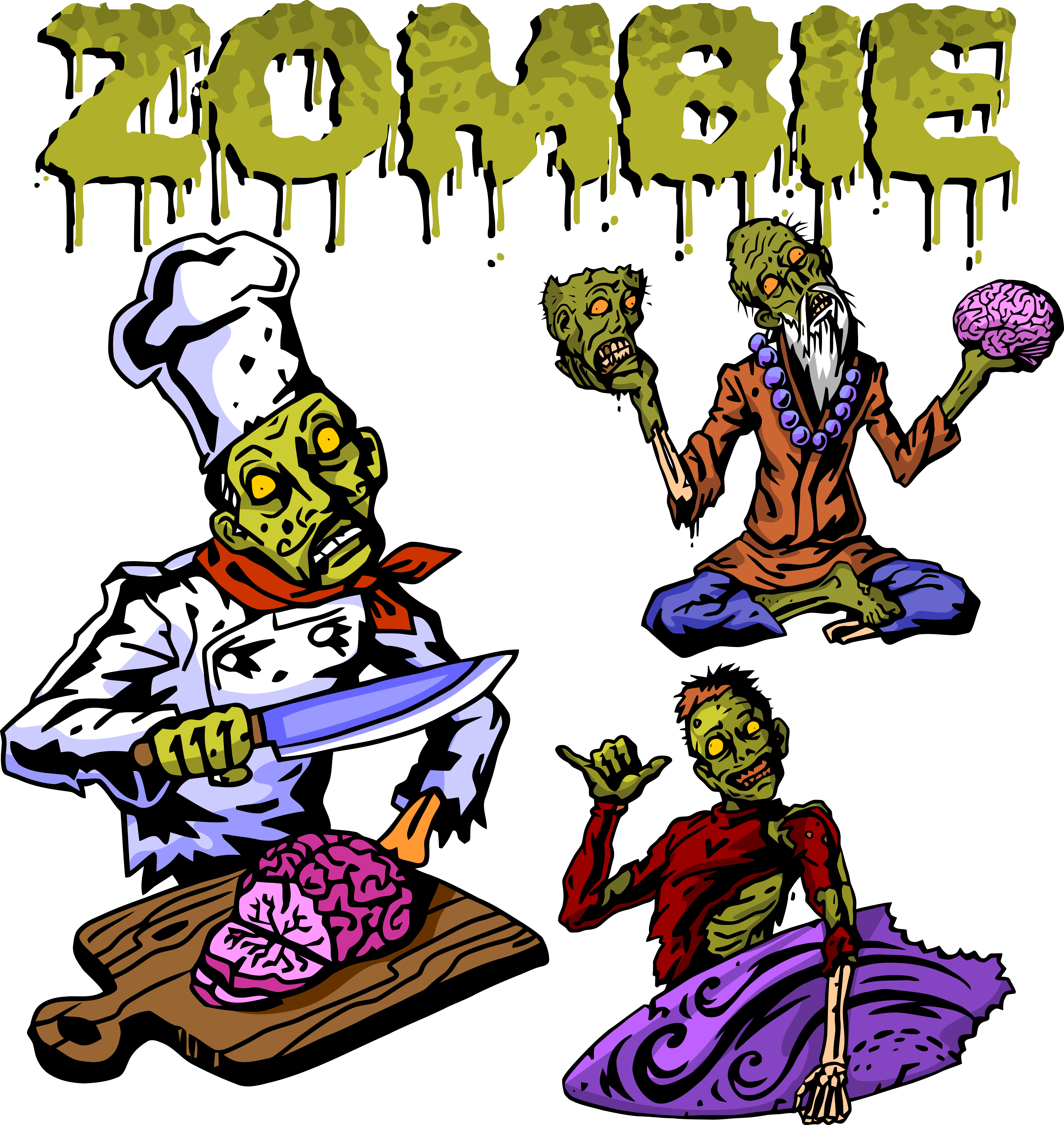 Zombie Royalty-free Illustration - Zombie (5543x5860)