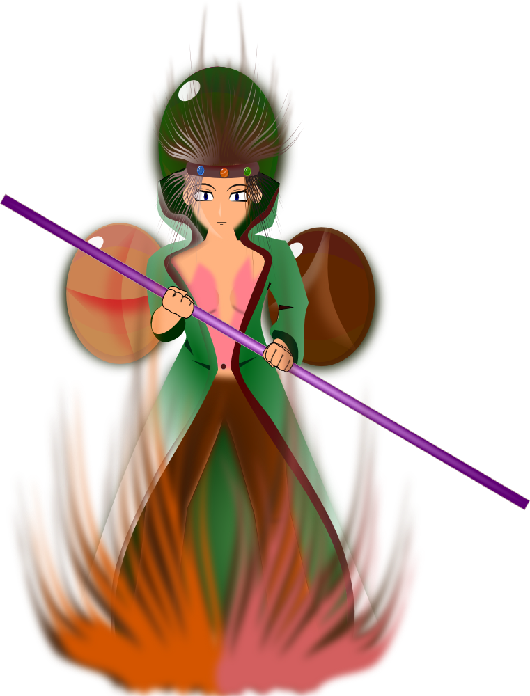 Anime Girl - Fairy (761x1000)