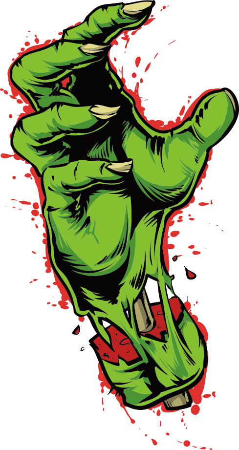 Euclidean Vector Zombie Illustration - Skull Rider Vector Png (489x921)