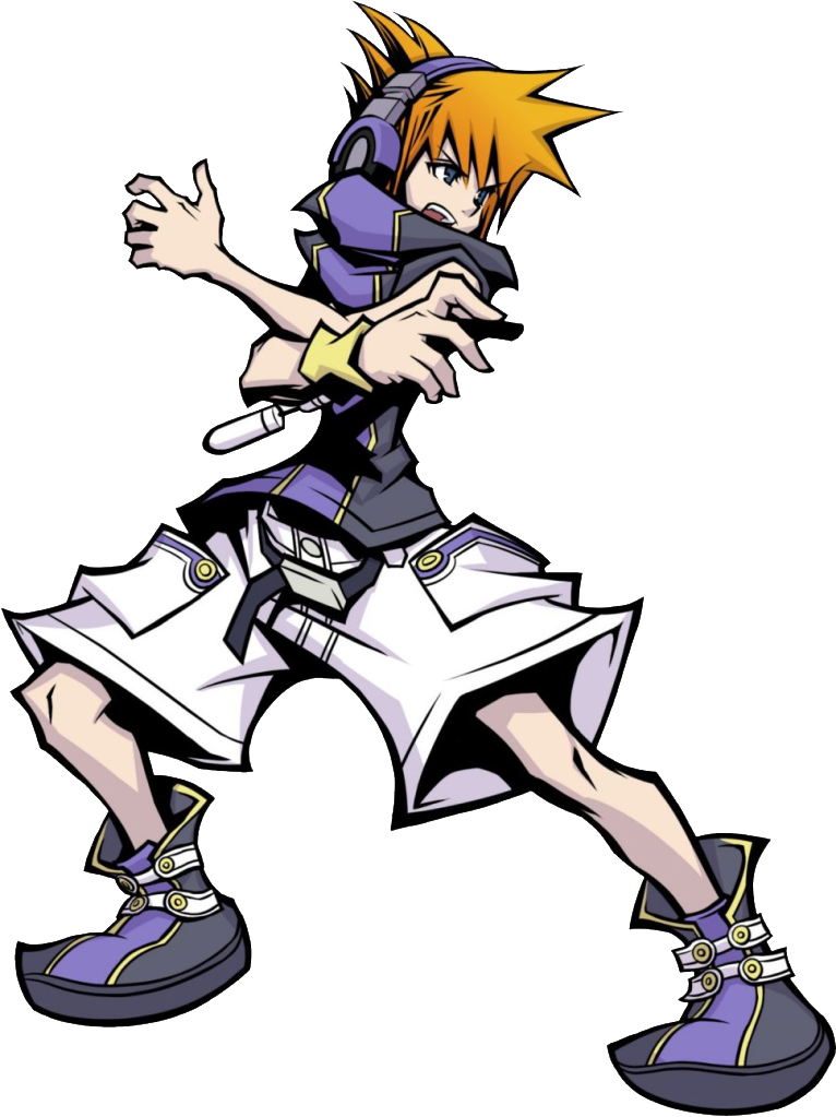Sexy Anime Girl Art Render - Neku Nintendo (766x1023)