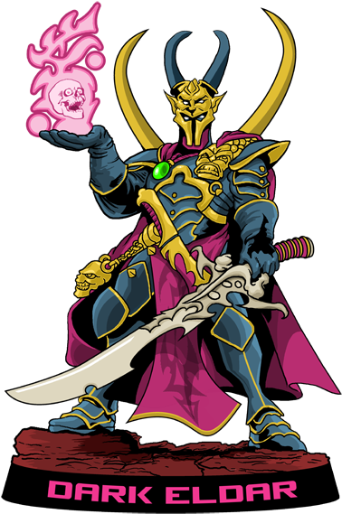 New Archon Sighted & A Bladed Mystery - Dark Eldar Old Archon (384x576)