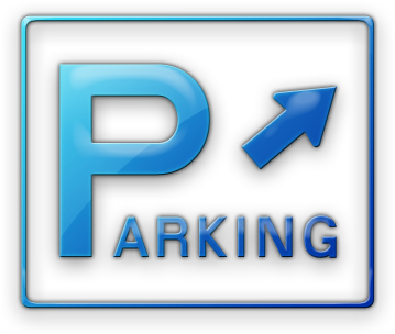 Parking Ahead Blue Jelly Icon Signs Z Roadsign13 - Graphics (420x420)