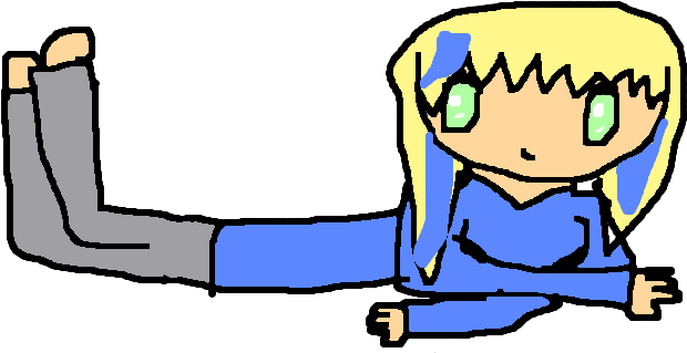 Anime Girl Lying Down By Bryonylovesellis - Anime Girl Lying Down By Bryonylovesellis (627x338)