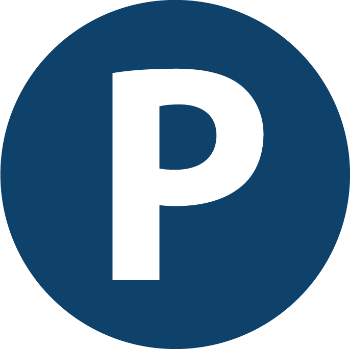 Parking - Parking Round Icon Png (350x349)
