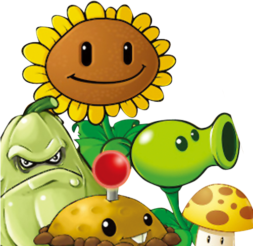 Its About Time T-shirt Sticker - Plants Vs Zombies Cartoon (500x500)
