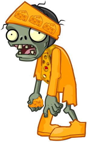 Cheese Zombie - Plants Vs Zombies Zombie (297x479)