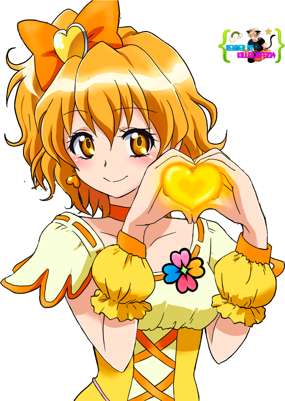 Render Anime Girl By Killerjeff234 Render Anime Girl - Yellow Anime Girl Render (993x1289)