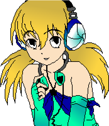 Anime Girl - Pixel (400x400)