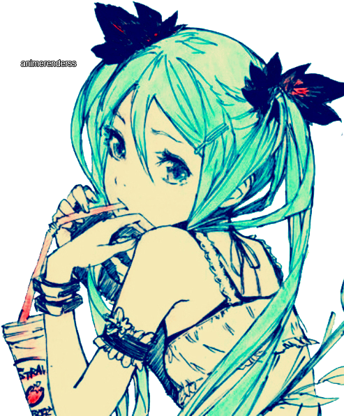 Anime Render 32 By Animerenderss - Fan Art Vocaloid Love (500x600)