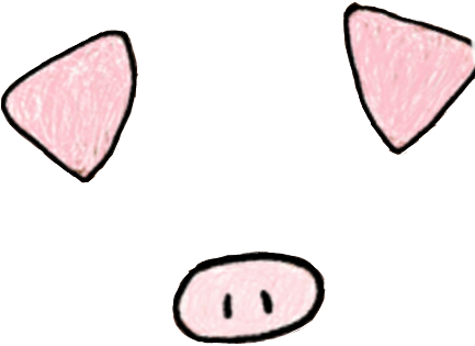 Snapchat Clipart Pink - Snapchat Clipart Pink (432x344)