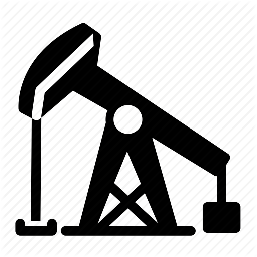 Oil Drilling Rig, In Offshore Area Clip Art Vector - Oil Rig Outline (512x512)