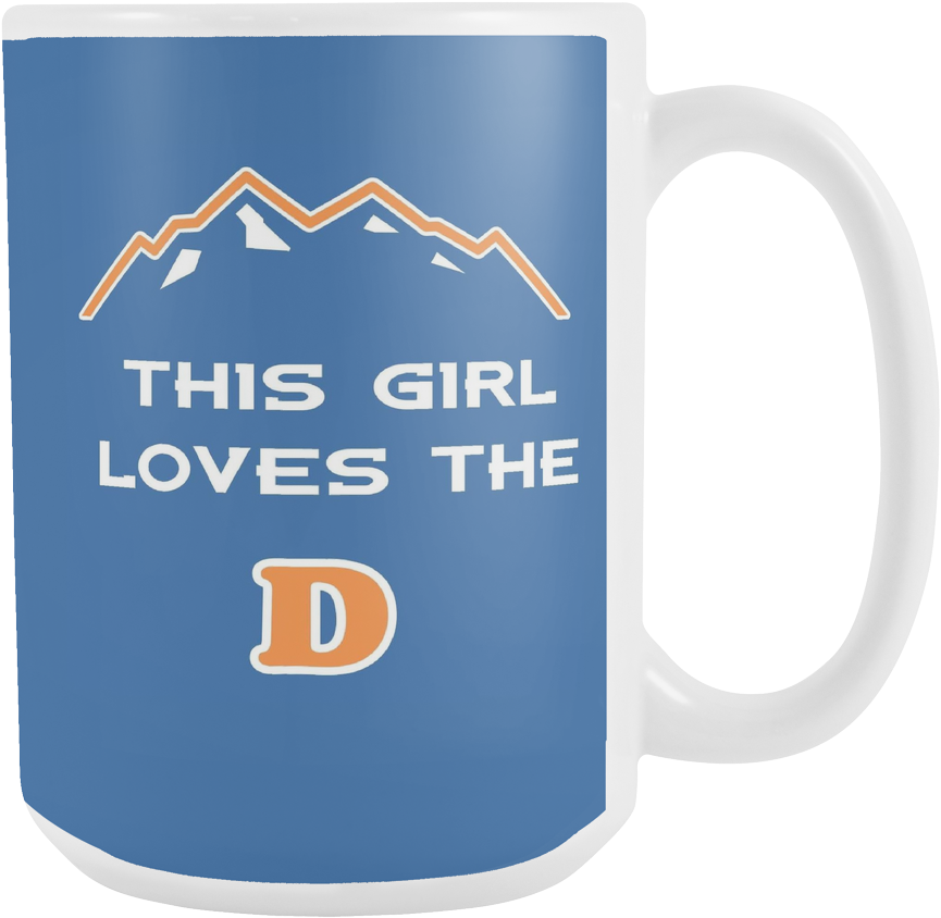 This Girl Loves The D Coffee Mug - Mug (1024x1024)