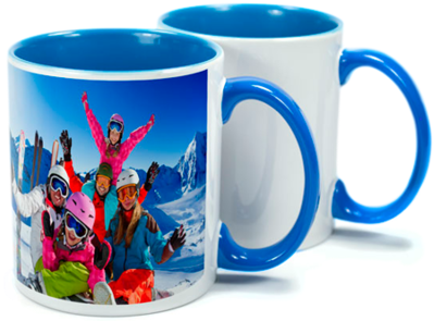 Two Tone Light Blue Sublimation Mugs - Coffee Cup (400x311)