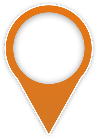 Free Map Marker Icon - Map Marker Icon Orange (500x500)