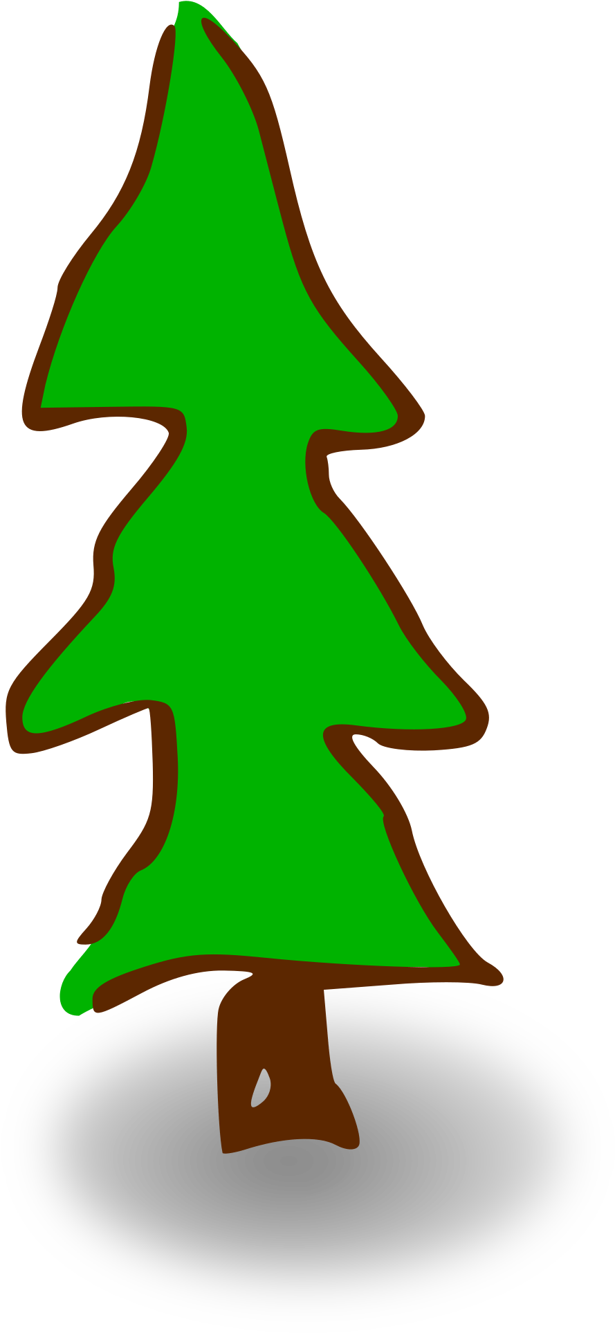 Nicubunu Rpg Map Symbols Tree 6 - Pine (2400x2400)