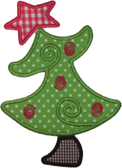 Funky Tree - Christmas Ornament (500x672)