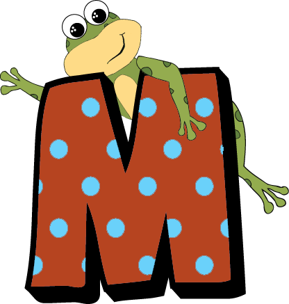 Frogs °• - ‿✿⁀° - Abecedario Letras De Rana (416x437)