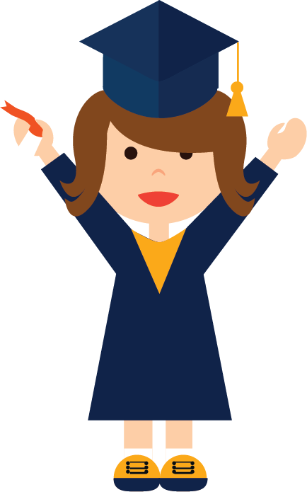 Nova Scotia College Of Art And Design - College Graduate Png Cartoon (434x695)