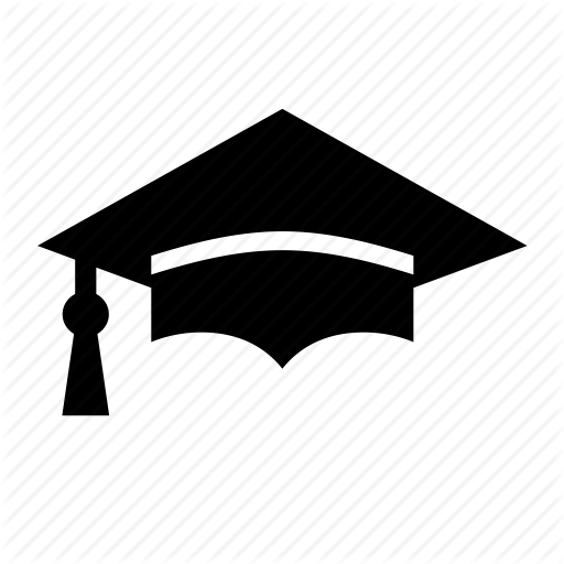 Graduation Hat Icon Vector (512x512)