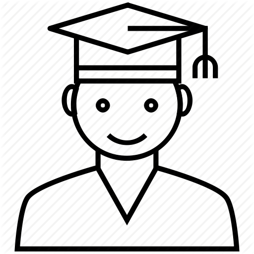 Learner, School, Student, University Icon, • Graduated - Dictator Drawing (512x512)