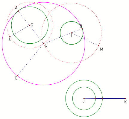 A Circle That Touches Two Circles That Do Not Touch - Circle (431x398)