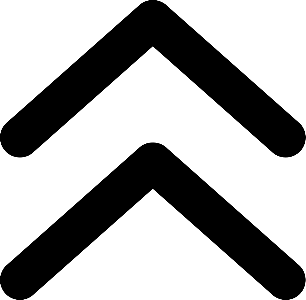 Arrow Carrot Up Comments - Double Up Chevron Icon (981x960)